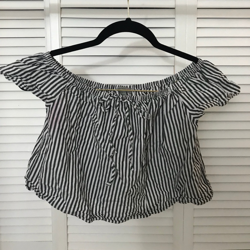 Striped Crop Top